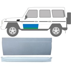 Reparationsplade dør foran indre og ydre til Mercedes G-Class W460 W461 W463 1979- / Venstre / Sæt 9466