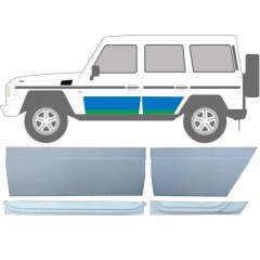Reparationsplade dør foran og bagdør indre og ydre til Mercedes G-Class W460 W461 W463 1979-2017 / Venstre / Sæt 9470