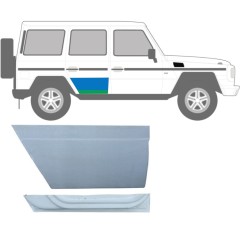 Reparationsplade bagdør indre og ydre til Mercedes G-Class W460 W461 W463 1979-2017 / Højre / Sæt 9467