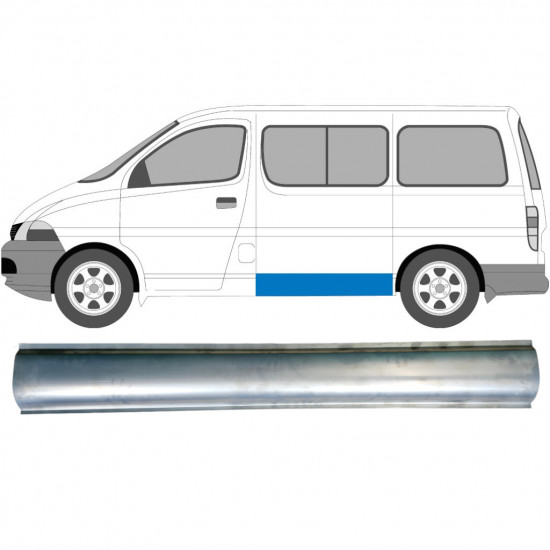 Sideplade til Toyota Hiace 1995-2006 / Venstre 7070