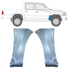 Skærmkant reparationsplade til Toyota Hilux 1998-2005 / Venstre+Højre / Sæt 10068