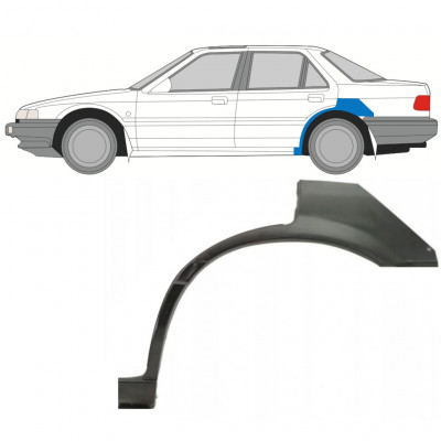 Bagskærm reparationspanel til Honda Accord 1985-1989 / Venstre 7598