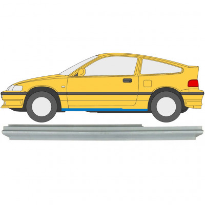 HONDA CRX 1987-1992 REPARATIONSDEL TIL DØRPANEL / VENSTRE