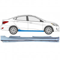 Dørpanel til Hyundai Accent 2010- / Højre 12799