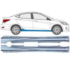 Dørpanel til Hyundai Accent 2010- / Venstre / Højre / Sæt 12801