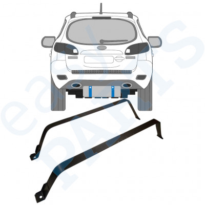 HYUNDAI SANTA FE 2006-2012 BRÆNDSTOFTANK KLEMMER