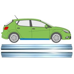 Dørpanel reparationsplade til Seat Ibiza 2008-2017 / Venstre+Højre / Sæt 9879