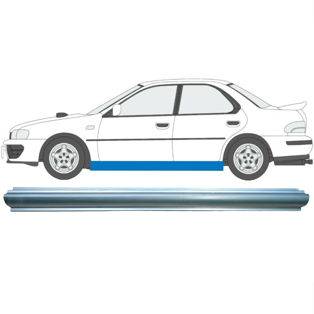 Dørpanel Reparationsplade Til Subaru Impreza 1992-2000 / Venstre 7010
