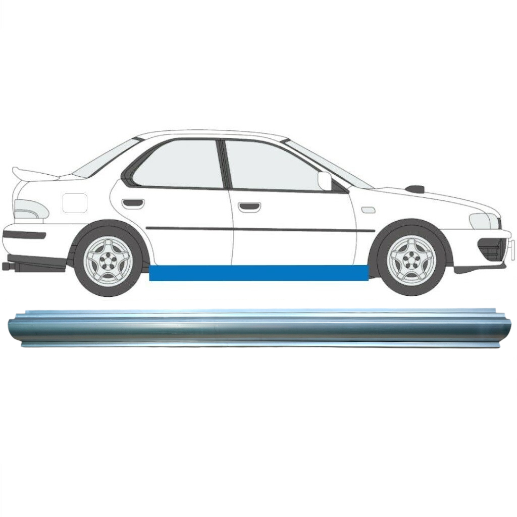 Dørpanel Reparationsplade Til Subaru Impreza 1992-2000 / Højre 7009
