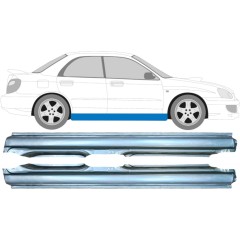 Dørpanel til Subaru Impreza GD GG 2000-2007 / Venstre+Højre / Sæt 9157