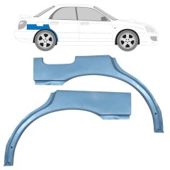 Bagskærm reparationspanel til Subaru Impreza GD GG 2000-2007 / Venstre+Højre / Sæt 9156