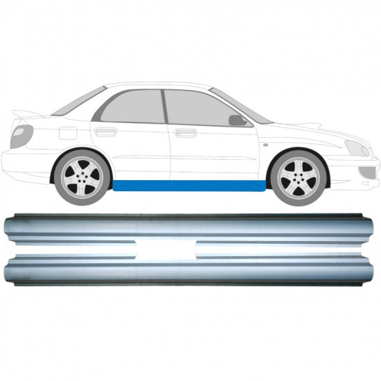 Dørpanel reparationsplade til Subaru Impreza GD 2000-2007 / Venstre = Højre (symmetrisk) / Sæt 9159