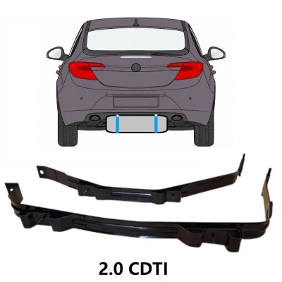 Brændstoftankbeslag til Opel Insignia 2008-2017 17019