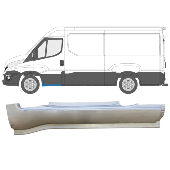 Reparationsplade til forreste dørpanel til Iveco Daily 2014-2016 / Venstre 14740