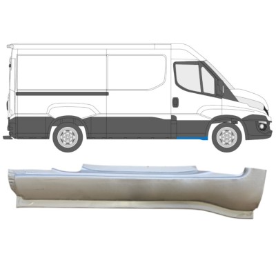 Reparationsplade til forreste dørpanel til Iveco Daily 2014-2016 / Højre 14739