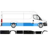 Sæt af sidelister til Iveco Daily 2014-2019 / Højre / 11981