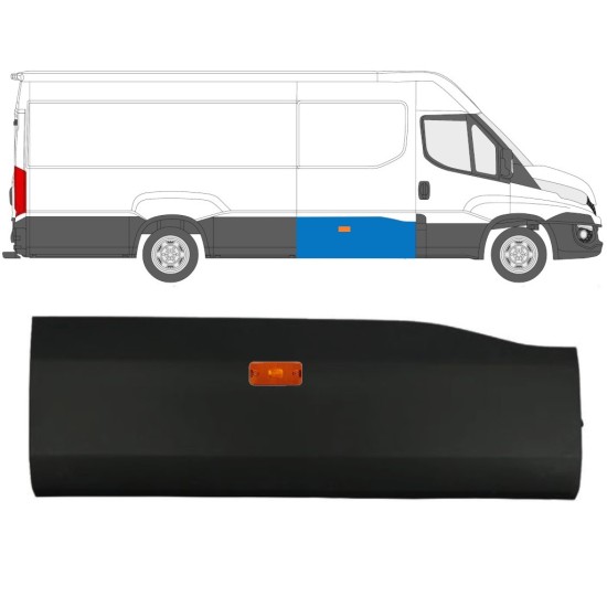 Sidepanel med lampe til Iveco Daily 2014-2019 / Højre / Sæt 11973