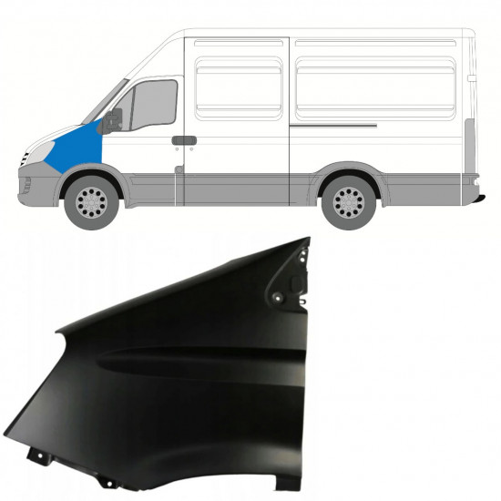IVECO DAILY 2006-2009 FRONT FENDER / VENSTRE