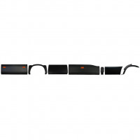 Sidepanel med lampe til Iveco Daily 2014-2019  / LWB / Højre / Sæt 11983