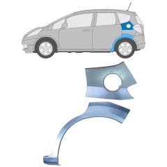 Reparationspanel til tankåbning + bagskærm til Honda Jazz 2008-2015 / Venstre / Sæt 12618