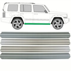 Reparationspanel til dørpanel + indre reparationspanel til dørpanel til Jeep Commander 2005-2010 / Venstre = Højre (symmetrisk) / Sæt 10500