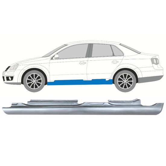 Dørpanel til Volkswagen Jetta 2005-2010 / Venstre / SEDAN 17051