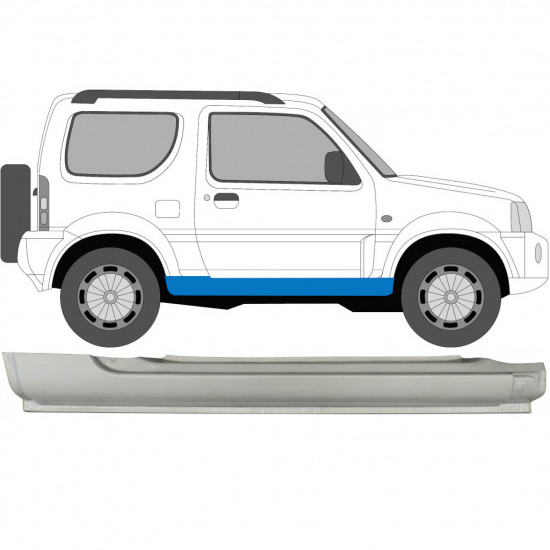 Dørpanel til Suzuki Jimny 1998-2018 / Højre 7034