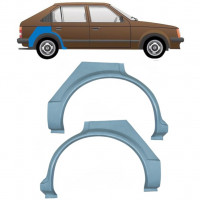 Bagskærm reparationspanel til Opel Kadett D 1979-1984 / Venstre+Højre / Sæt 9954