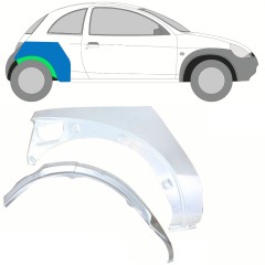 Reparationspanel til bagskærm indre + ydre til Ford KA 1996-2008 / Højre / Sæt 10775