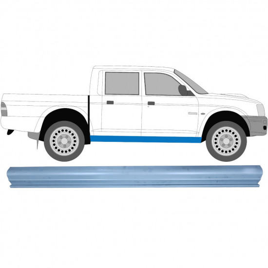 MITSUBISHI L200 1996-2007 REPARATIONSDEL TIL DØRPANEL / HØJRE = VENSTRE