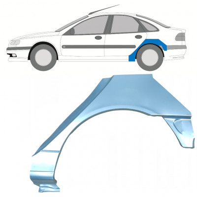 Bagskærm reparationspanel til Renault Laguna 1994-2001 / Venstre 7932