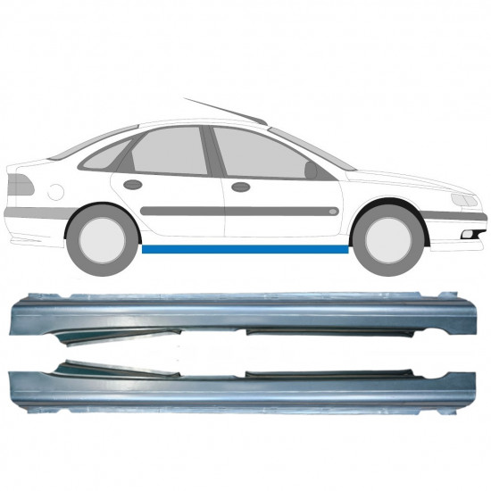 Dørpanel reparationsplade til Renault Laguna 1994-2001 / Venstre+Højre / Sæt 9655