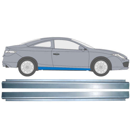 Dørpanel reparationsplade til Renault Laguna III 2008-2015 / Venstre = Højre (symmetrisk) / COUPE / Sæt 10001