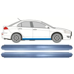 Dørpanel reparationsplade til Mitsubishi Lancer 2007-2017 / Venstre = Højre (symmetrisk) / Sæt 10489