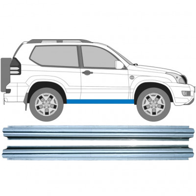 Dørpanel reparationsplade til Toyota Land Cruiser 2003-2010 / Venstre = Højre (symmetrisk) / Sæt 10277