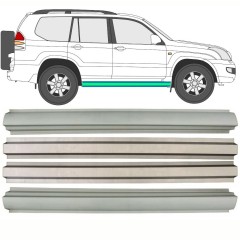 Dørpanel reparationsplade indre + ydre til Toyota Land Cruiser J120 2003-2010 / Venstre+Højre / Sæt 10083