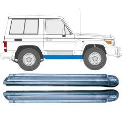 Dørpanel til Toyota Land Cruiser J70 1984- / Venstre+Højre / Sæt 9479