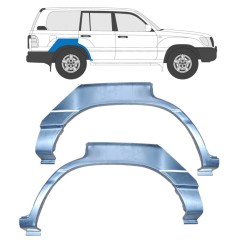 Bagskærm reparationspanel til Toyota Land Cruiser J100 1998-2007 / Venstre+Højre / Sæt 9596
