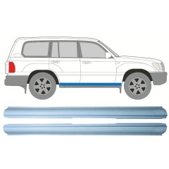 Dørpanel reparationsplade til Toyota Land Cruiser J100 1998-2007 / Venstre+Højre / Sæt 9690