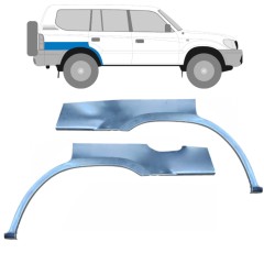 Bagskærm reparationspanel til Toyota Land Cruiser J90 1996-2002 / Venstre+Højre / Sæt 9235