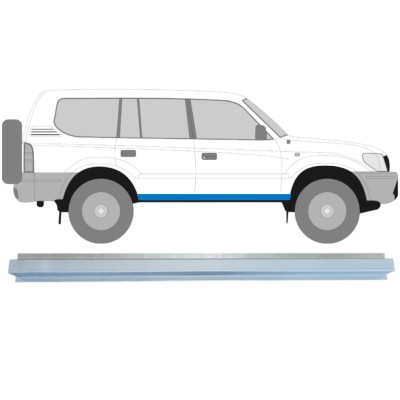 Dørpanel reparationsplade indvendig til Toyota Land Cruiser J90 1996-2002 / Venstre = Højre (symmetrisk) 14850