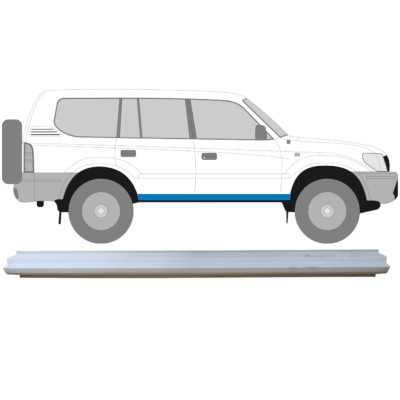 Dørpanel reparationsplade til Toyota Land Cruiser J90 1996-2002 / Venstre = Højre (symmetrisk) 14846