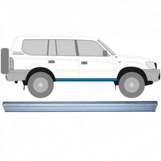 Dørpanel reparationsplade til Toyota Land Cruiser 1996-2002 / Venstre = Højre (symmetrisk) 5784