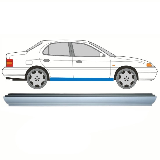 Dørpanel reparationsplade til Hyundai Lantra 1990-1995 / Venstre = Højre (symmetrisk) 8614
