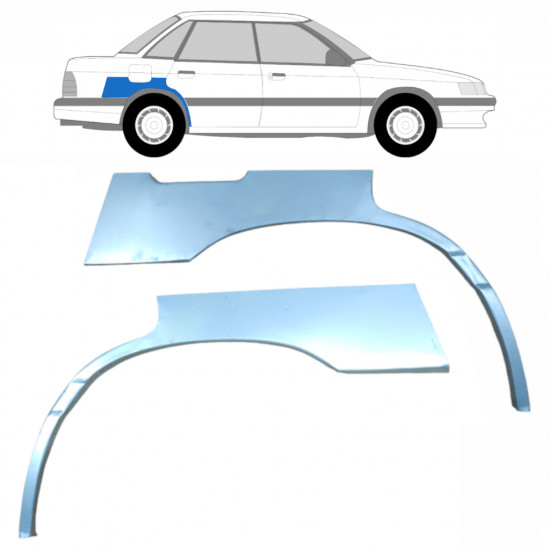 Bagskærm reparationspanel til Subaru Legacy 1989-1994 / Venstre+Højre / Sæt 9185