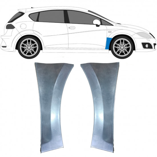 Skærmkant reparationsplade til Seat Leon 2005-2012 / Venstre+Højre 9606