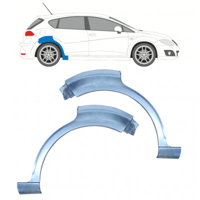 Bagskærm reparationspanel til Seat Leon 2005-2012 / Venstre+Højre / Sæt 9974