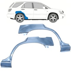 Bagskærm reparationspanel til Lexus RX 1998-2003 / Venstre+Højre / Sæt 9947