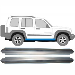 Dørpanel reparationsplade til Jeep Liberty 2001-2008 / Venstre+Højre / Sæt 11328