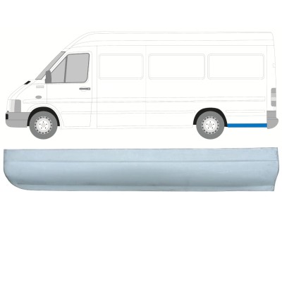 Nederste del af reparationsplade til bagskærm til Volkswagen LT 1996-2005 / Venstre 13833